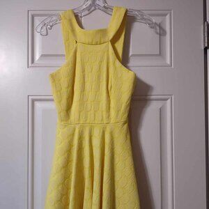SOLD        Yellow Dress With High Neck Worn twice. Perfect condition.